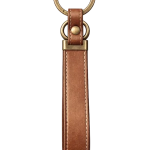 Brown Leather Key Chain