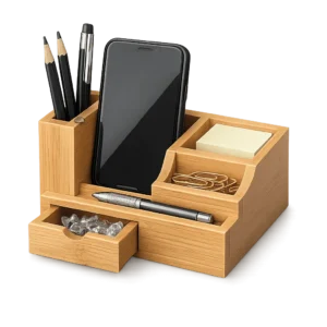 Wooden Desk Organizer