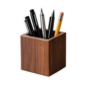 Wooden Pen Holder