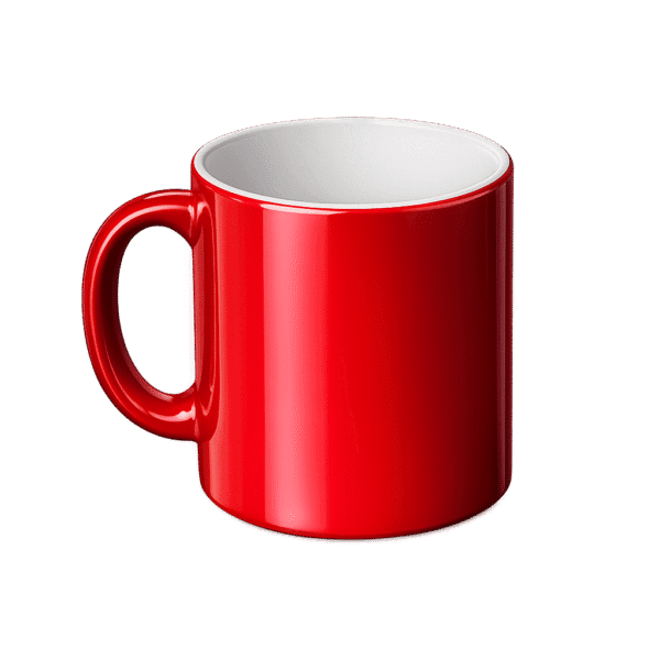 Red Ceramic Mug