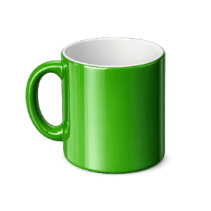 Green Ceramic Tea Mug
