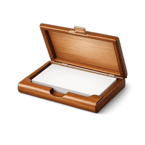 ChatGPT Image Feb 5, 2026, 05_45_03 PM Wooden Card Holder