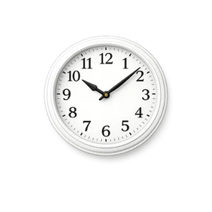 Classic White Wall Clock