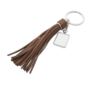 Prezentaic Leather Strips Keychain