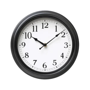 Classic Black Wall Clock