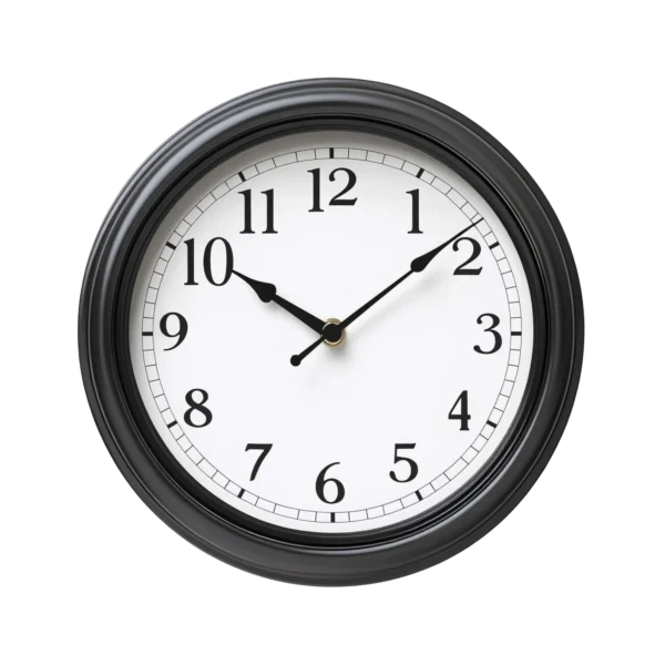 Classic Black Wall Clock
